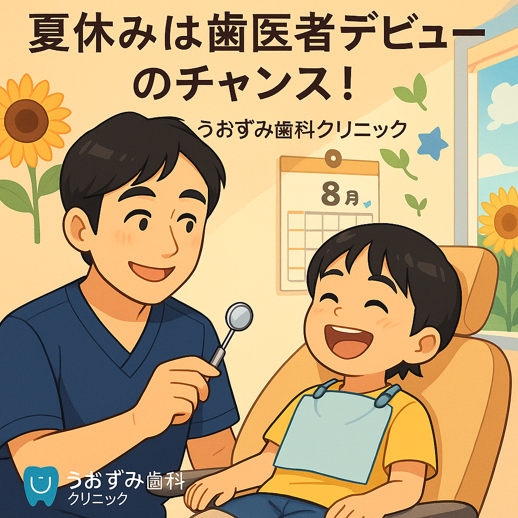 夏休みは歯医者デビューのチャンス！初診で大事なポイント